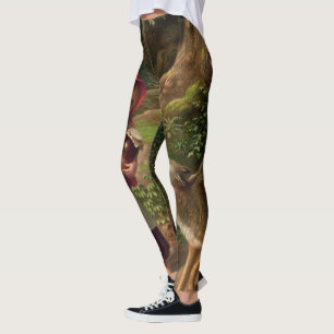 Red-Ridinghood and the wolf by William Beard Leggings
