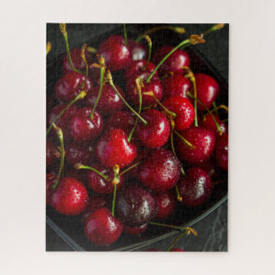 Red Ripe Sweet Cherries Berries Food Frucht