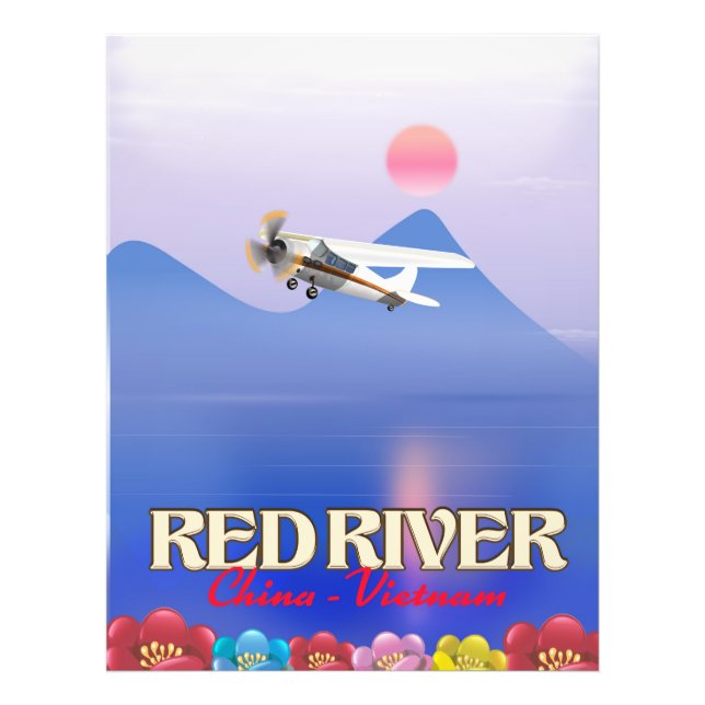 Red River Cambodia Vacation Poster (Vorne)