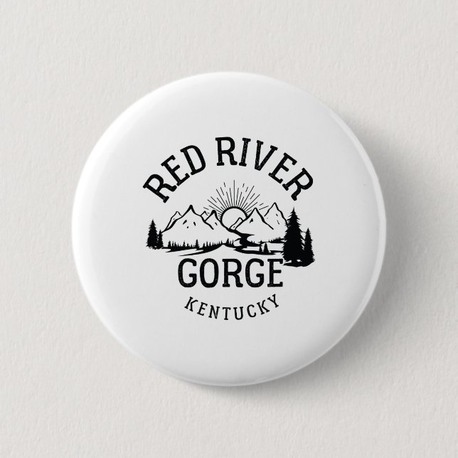 Red River Gorge Hike Kentucky Parks Hiking  Button (Vorderseite)