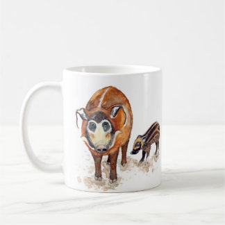 Red River Hog Artwork Tasse