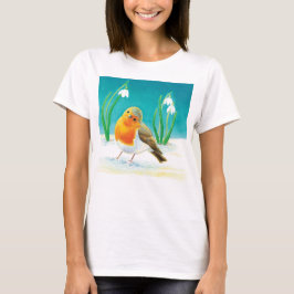 Red Robin Bird T-Shirt