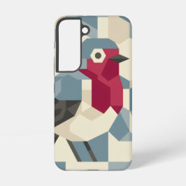 Red Robin in Vector Block Phone Case - Samsung Samsung Galaxy Hülle