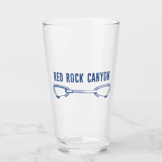 Red Rock Canyon Klettern Schnellziehen Glas (Vorderseite)