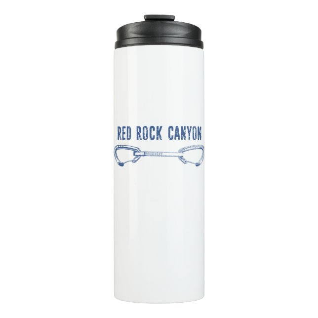 Red Rock Canyon Klettern Schnellziehen Thermosbecher (Vorderseite)
