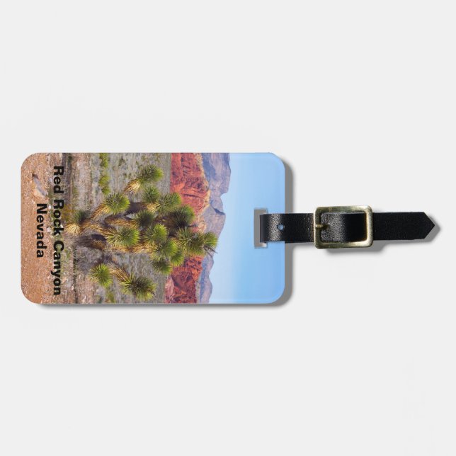 Red Rock Canyon Las Vegas Nevada Gepäckanhänger (Vorderseite horizontal)