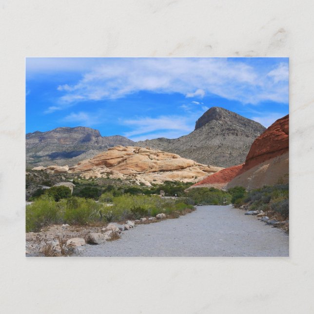 Red Rock Canyon-Las Vegas Nevada Postkarte (Vorderseite)