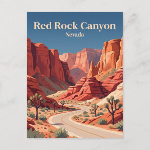 Red Rock Canyon National Conservation Area Nevada Postkarte