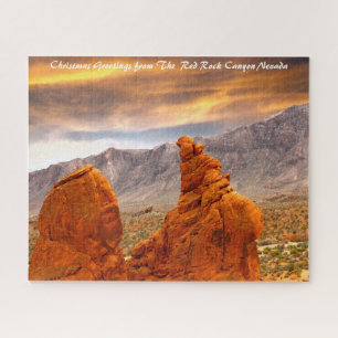 Red Rock Canyon Nevada. Weihnachtsgrüße