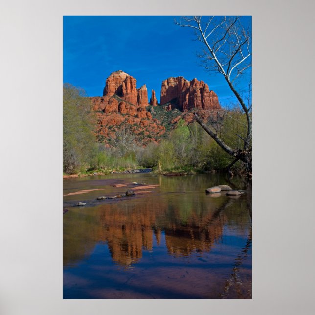 Red Rock Crossing in Sedona Winter 4038 Poster (Vorne)