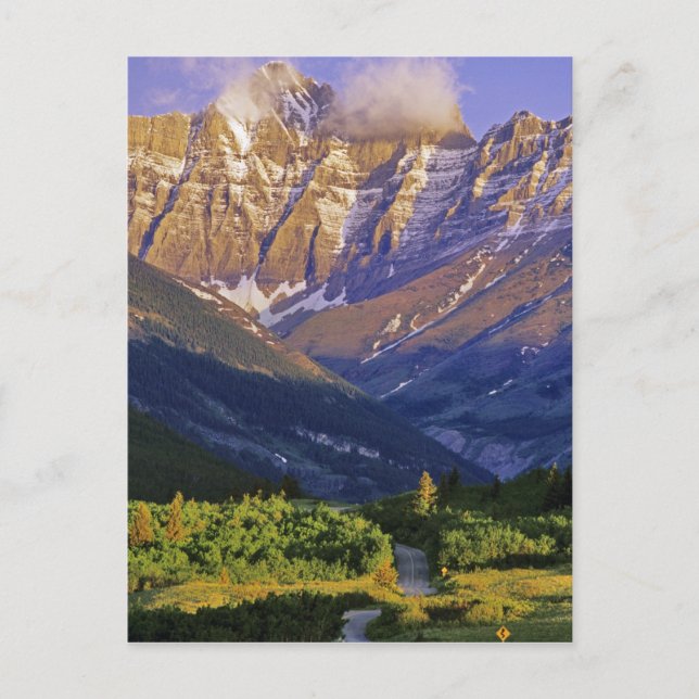 Red Rock Road, Waterton Lakes Nationalpark Postkarte (Vorderseite)
