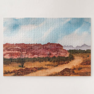 Red Rock Wüste Landschaftlich Landschaft Jigsaw Pu