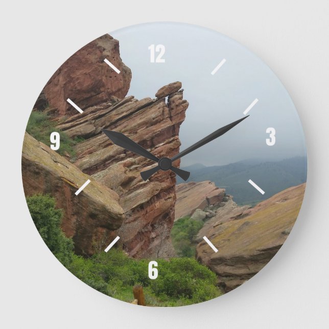 "Red Rocks" Colorado Wall Uhr (Vorderseite)