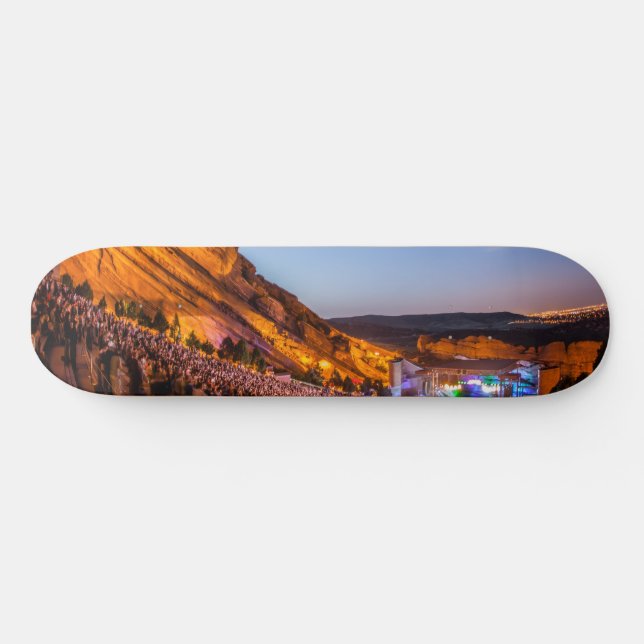 Red Rocks Night Concept Skateboard (Horizontal)