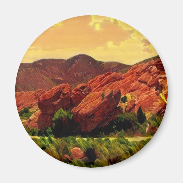 Red Rocks Park Denver Colorado Magnet (Vorne)