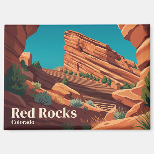 Red Rocks Park und Amphitheater USA Magnet