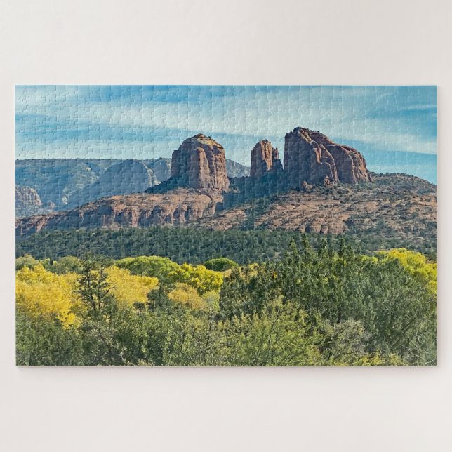 Red Rocks Sedona Arizona Paysage Puzzle Pittoresqu (Horizontal)