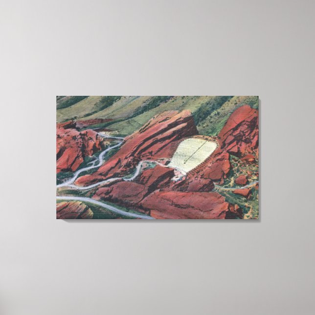 Red Rocks Theater, Park der Roten Felsen Leinwanddruck (Vorderseite)