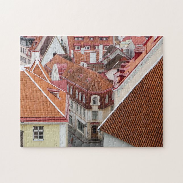 Red Roofs Village Tallinn Estland Foto (Horizontal)