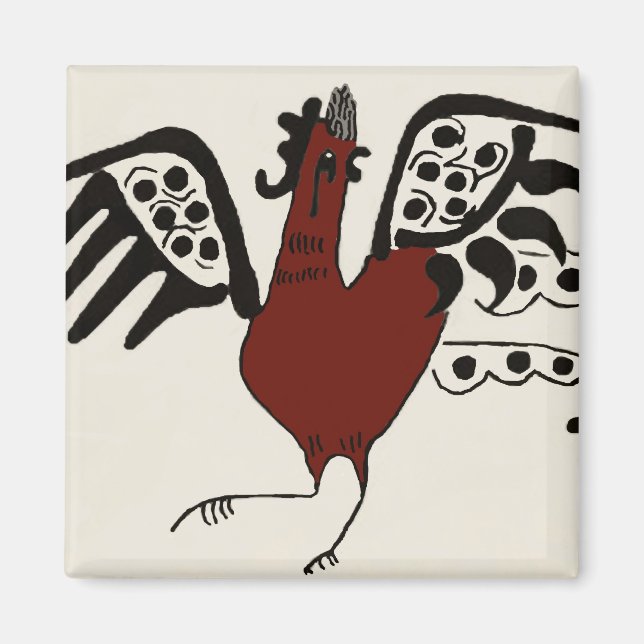 Red Rooster Magnet (Vorne)
