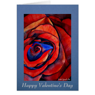 Red Rose Art Valentine