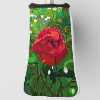 RED ROSE GOLF HEADCOVER