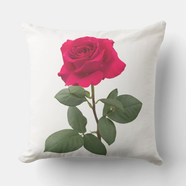 Red Rose Kissen (Vorderseite)