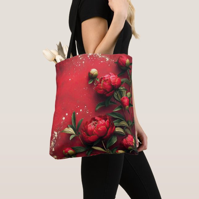 Red Rose Tasche (Von Nahem)