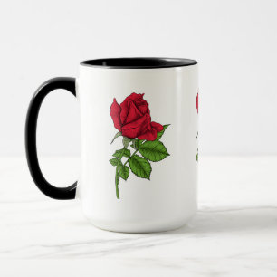 Red Rose Tasse