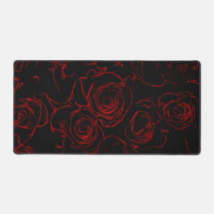 Red Roses Arrière - plan noir