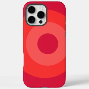 Red Round Apple iPhone 16 Pro Max Fall Hülle