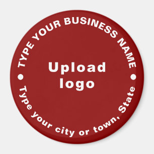 Red Round Shape Magnet für die Markenbezeichnung