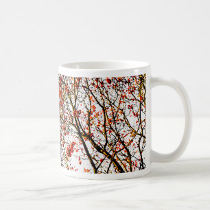 Red rowan fruit or ash berries kaffeetasse