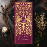 Red Royal Lion Medieval Gold Wedding rettet das Da Einladung<br><div class="desc">Feiern Sie Ihren besonderen Tag mit diesem Royal Lion Medieval Gold Sword Wedding Design. Das Gold in diesem Design ist keine echte Folie. Sie können dies durch einen Klick auf "PERSONALISIEREN" weiter anpassen.</div>