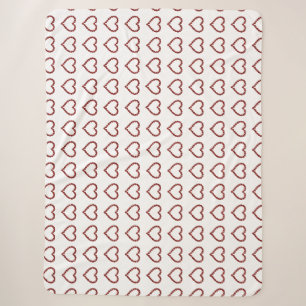 Red Ruby Gemstone Herz Sherpadecke