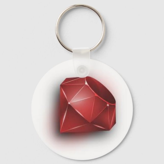 Red Ruby Schlüsselanhänger (Vorderseite)