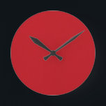 Red Runde Wanduhr<br><div class="desc">Red</div>