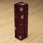 Red Rustic Christmas Rentier Weingeschenkbox Weinbox<br><div class="desc">Gönnen Sie sich einen Weihnachtsgeist in dieser Urlaubssaison mit dieser festlichen Red Rustic Weihnachtsweinschenkiste. Die Geschenkboxen ist mit einem rustikalen Holzboden versehen,  der mit einem Weihnachtsrentier mit abfallenden Schneeflocken geschmückt ist. Mit diesem Design sind auch zusätzliche Geschenk- und Urlaubsartikel erhältlich.</div>