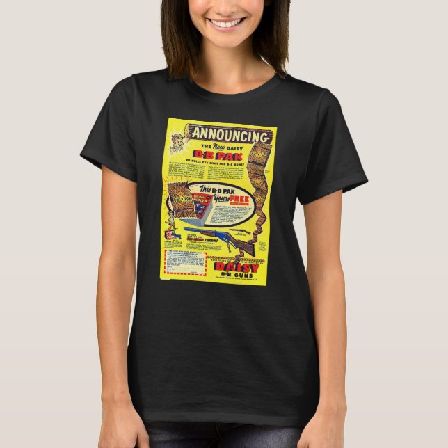 Red Ryder BB Gun 50's Comic Book BB Sale T-Shirt (Vorderseite)