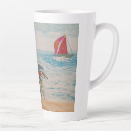 Red Sails Latte Tasse