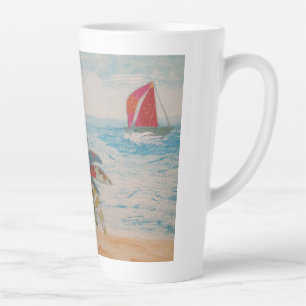 Red Sails Latte Tasse