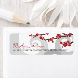 Red Sakura Blume Kirschblüten Wirbel Hochzeit