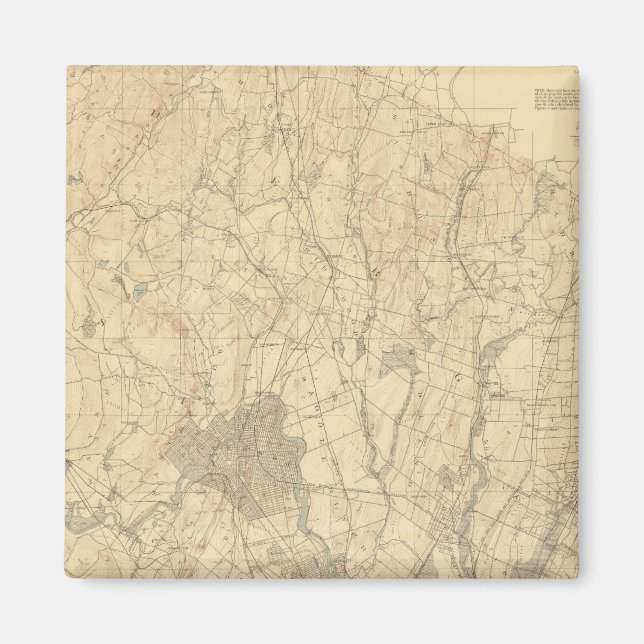 Red Sandstone, New Jersey 3 Magnet (Vorne)