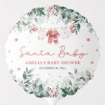 Red Santa Baby Christmas Baby Kleidung Baby Dusche Ballon<br><div class="desc">Die Red Santa Baby Christmas Baby Baby Kleidung Baby Shower Balloon fügt Ihrer Babydusche eine festliche und charmante Touch hinzu! Der Ballon mit seinem Design mit bezaubernden, roten Kleidern für den Weihnachtsmann, zarten Schneeflocken und Touchs von Eukalyptus im Winter ist der ideale Ort, um eine gemütliche Atmosphäre zu schaffen. Eine...</div>