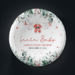 Red Santa Baby Christmas Baby Kleidung Baby Dusche Pappteller<br><div class="desc">Die Red Santa Baby Baby Baby Baby Kleidung Baby Shower Paper Bowls fügen eine festliche, praktische Touch zu Ihrem Urlaub Baby Dusche Setup! Diese Papierschüsseln sind mit einem hübschen Design aus roten Kleidern des Weihnachtsmanns dekoriert, die an einer Weihnachtsdecke hängen und den warmen, fröhlichen Geist der Saison einfangen. Sie sind...</div>