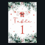 Red Santa Baby Christmas Baby Kleidung Baby Dusche Tischnummer<br><div class="desc">Die Tischnummer Red Santa Baby Christmas Baby Clothes Baby Shower ist eine charmante und praktische Ergänzung zu Ihrer Babydusche. Diese Tischnummern mit festlichem roten Design und bezaubernden Kleider des Weihnachtsmanns helfen den Gästen, bequem ihre Sitzplätze zu finden, während sie der Einrichtung eine Touch saisonalen Beifall verleihen. Ideal, um ein zusammenhängendes...</div>