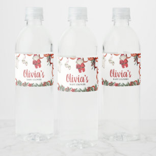 Red Santa Christmas Baby Dusche