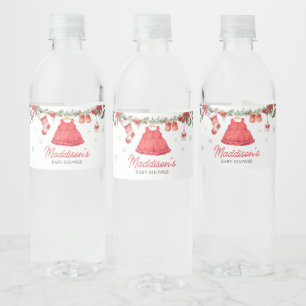 Red Santa Christmas Festive Baby Dusche