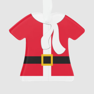 Red Santa Claus Coat Personalisiert Weihnachten Ornament