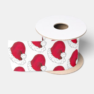 Red Santa Claus Hat Santa Baby WeihnachtsWeihnacht Satinband